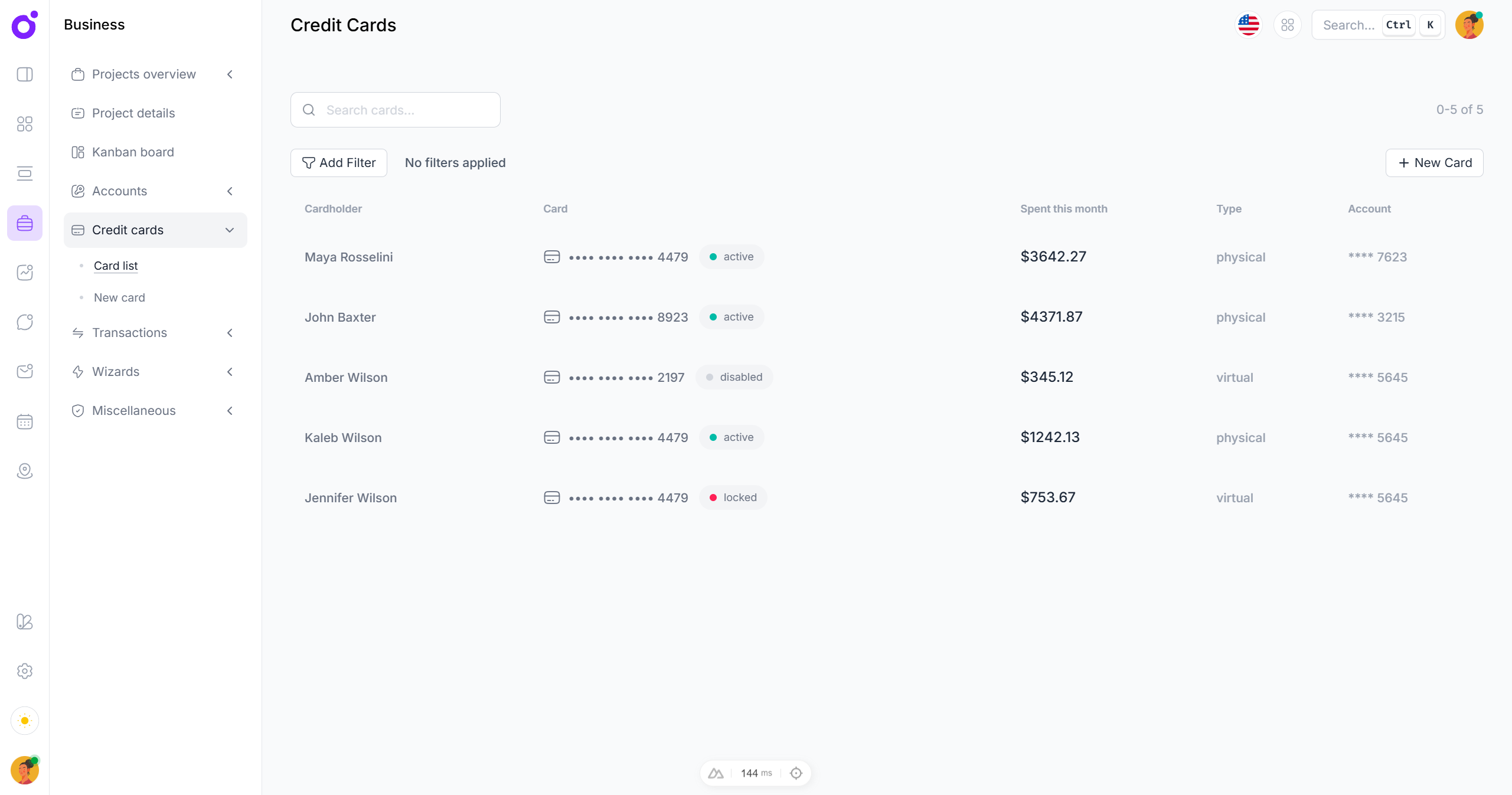 Tairo - Credit Cards